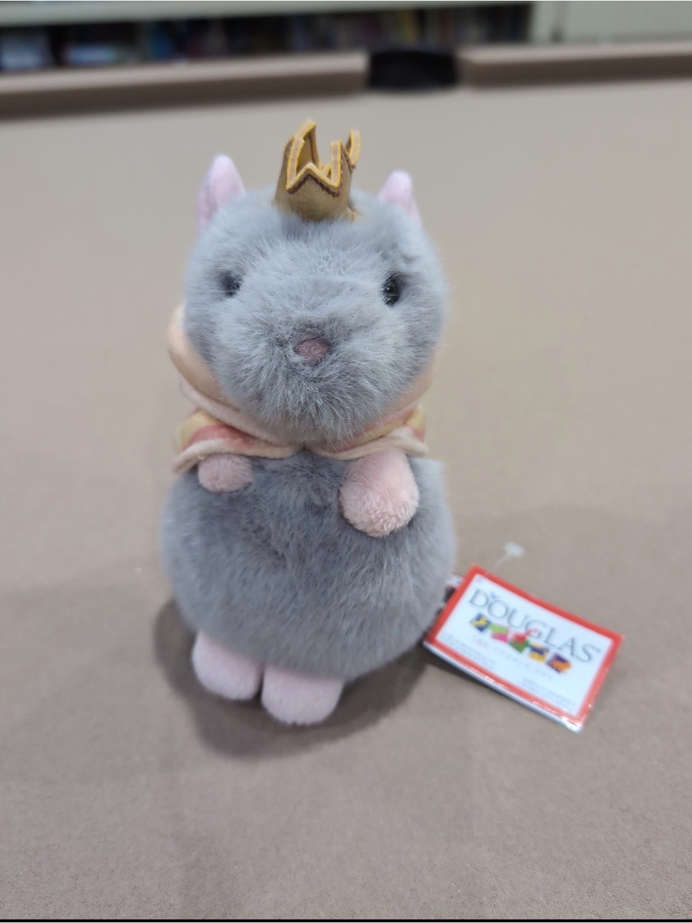 Douglas Plush Stuffed Animal Toy Pizza Rat
Macaroon, 7.5"